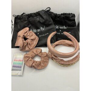 New Kitsch X Justine Marjan Headband Hair Scrunchie 2 Of Each + Sephora Hair Pin